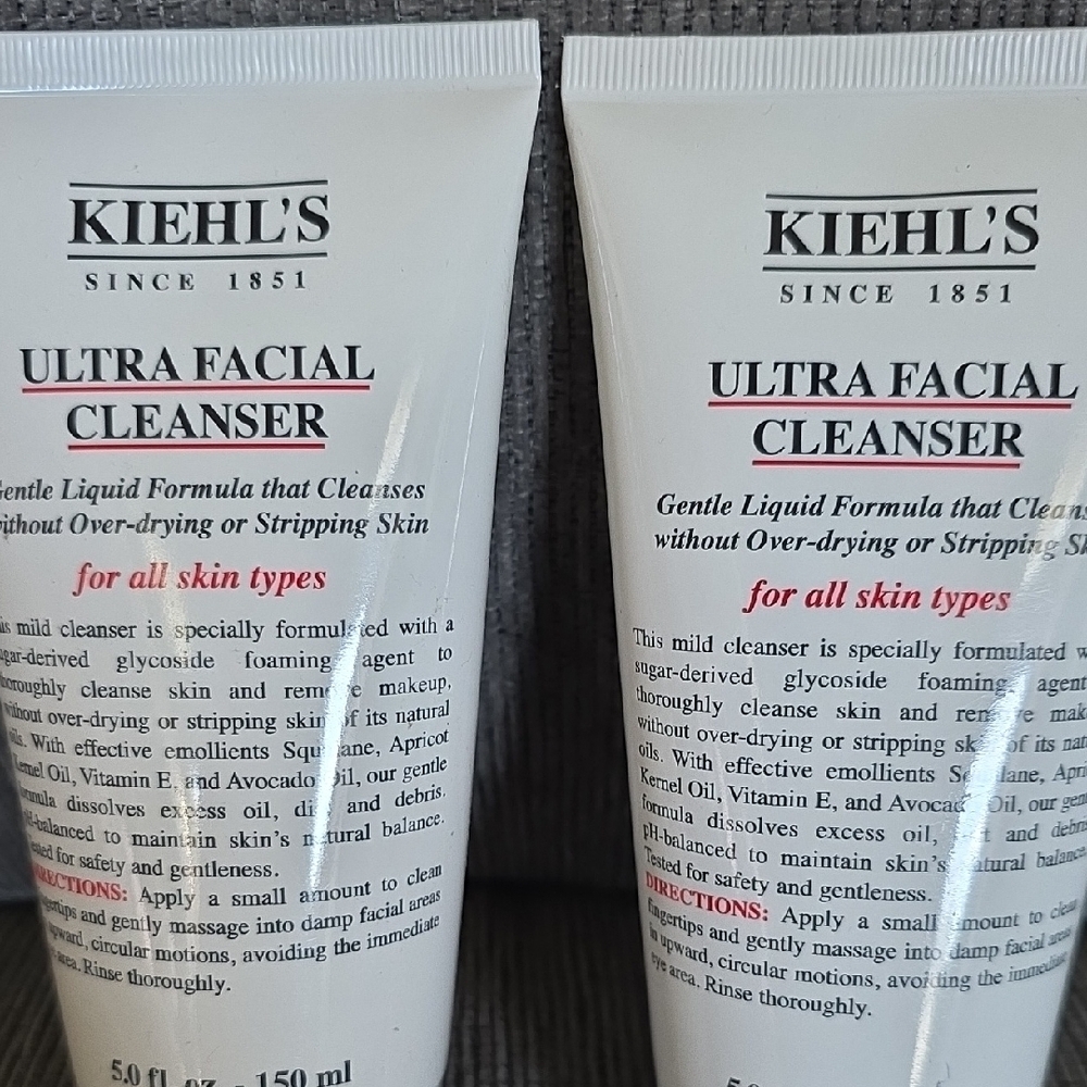 Kiehl's Ultra Facial Cleanser Two Pack, 5oz. Each, New. - Picture 2 of 7